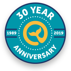 Moby Dick 30 Year Anniversary Logo