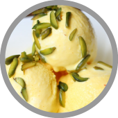 Saffron Ice cream