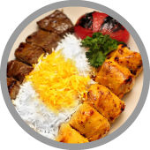 Moby dick's delicious combo kabob platter