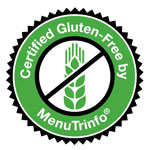Gluten free menu stamp