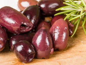 Succulent Kalamata olives