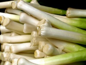 Fresh leeks