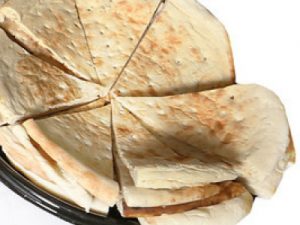 Sliced pita bread