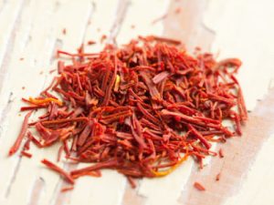 Diced saffron