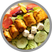 Chicken Kabob Salad