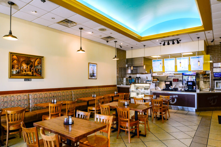 An interior view of Moby Dick's Kingstowne Location