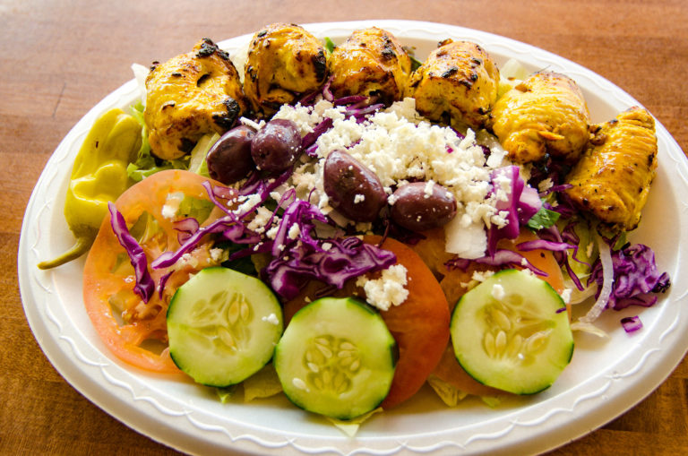 Chicken and Salad from Moby Dick's Ashburn Location