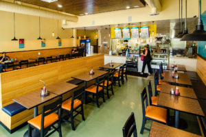 A view of the counter at Moby Dick's Dunn Loring Location