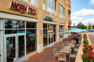 Outside dining at Moby Dick's Germantown Location