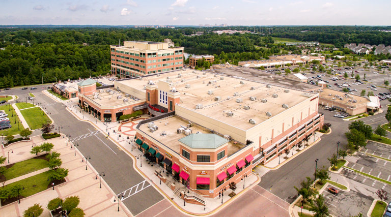 An arial view of Moby Dick's Kingstowne store