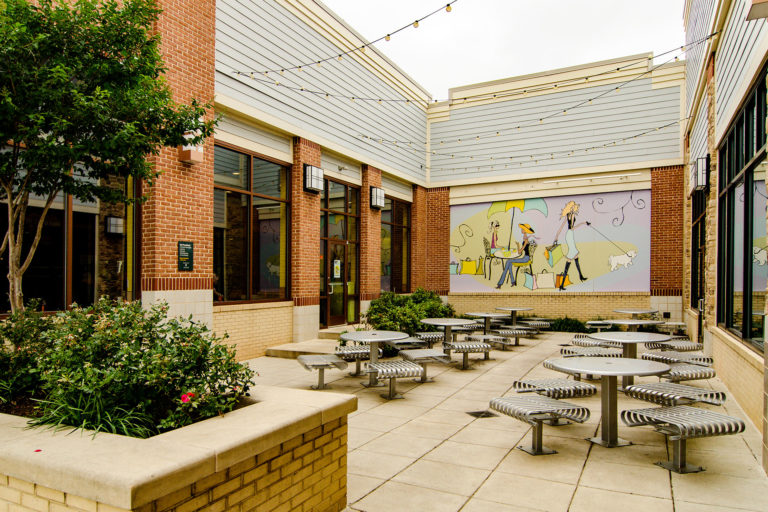 Outside dining at Moby Dick's Sterling location