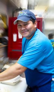 Employees working at Moby Dick Restaurant