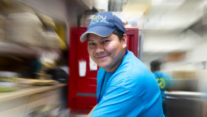 Employees working at Moby Dick Restaurant