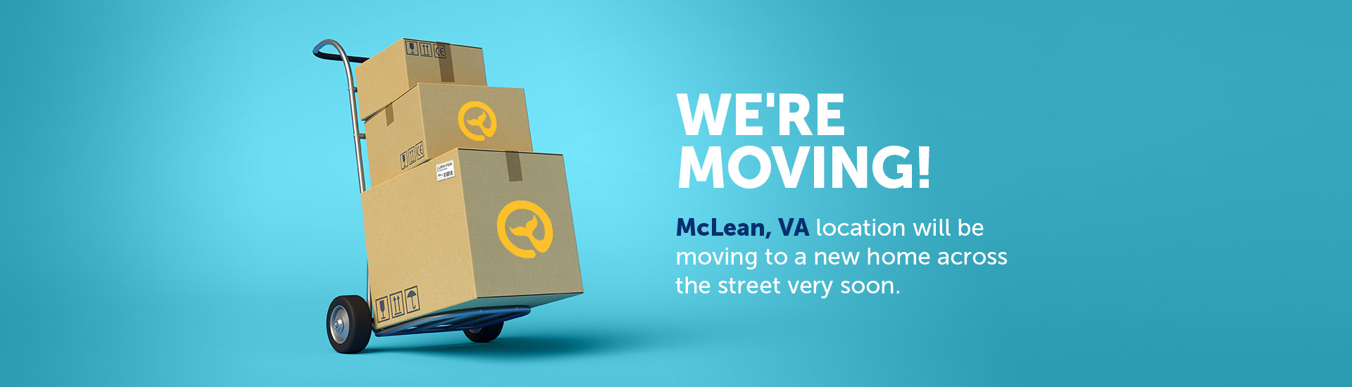 We're moving