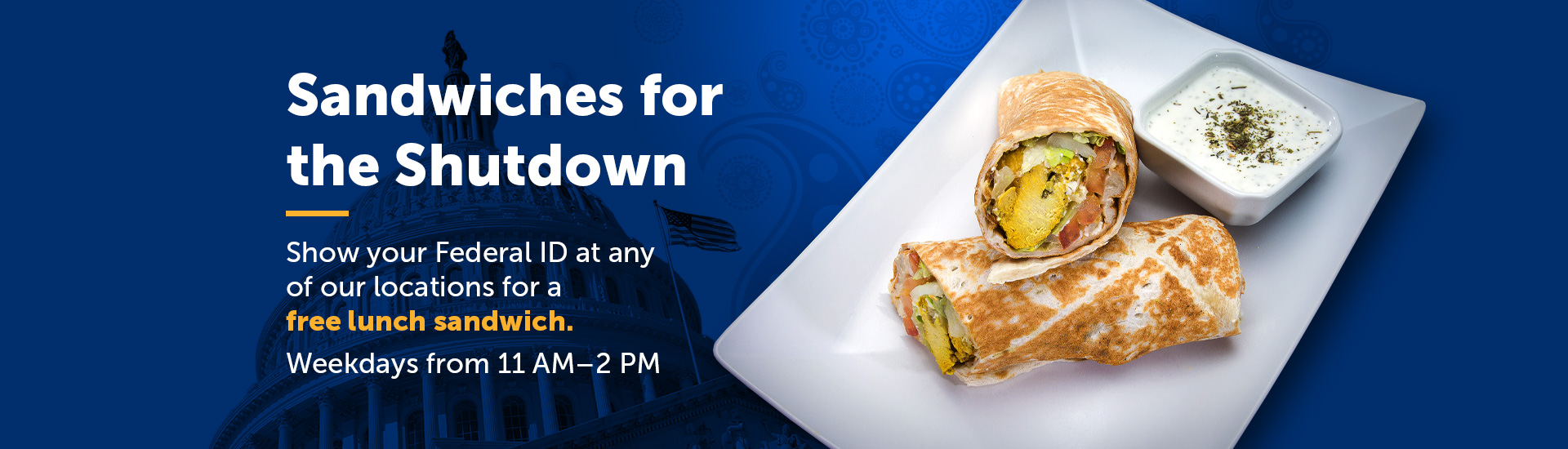 Sandwiches for the Shutdown